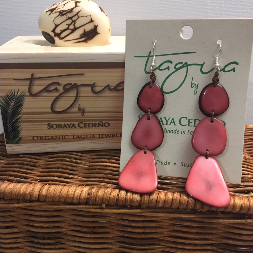 Tagua Earrings